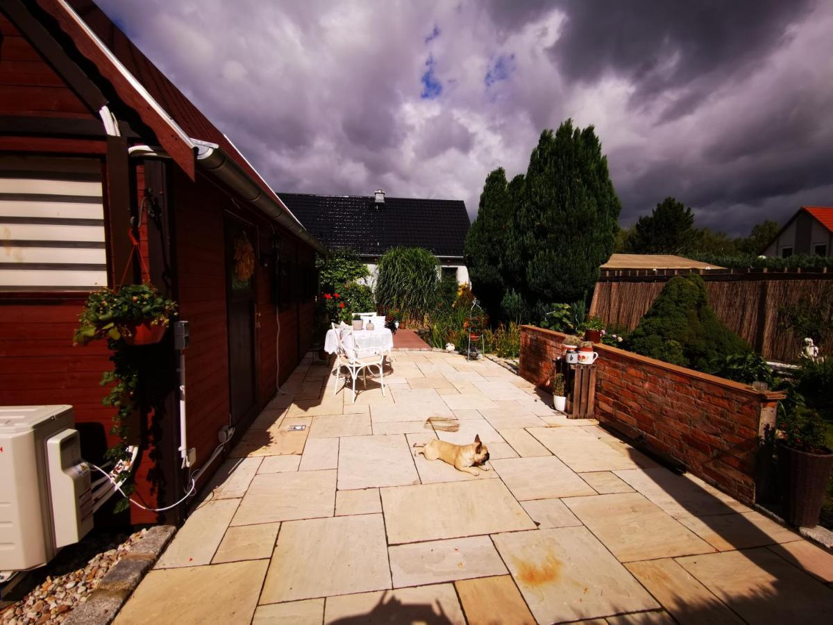 Ferienhaus Mit Mediterraner Terrasse Mullrose Bagian luar foto