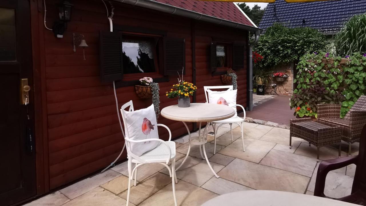 Ferienhaus Mit Mediterraner Terrasse Mullrose Bagian luar foto