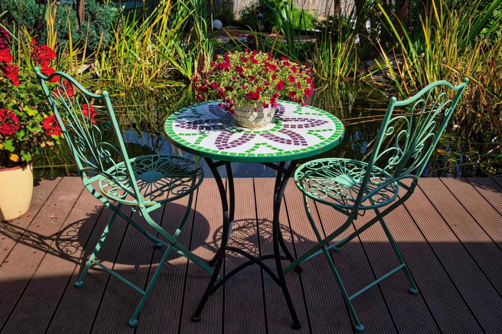 Ferienhaus Mit Mediterraner Terrasse Mullrose Bagian luar foto